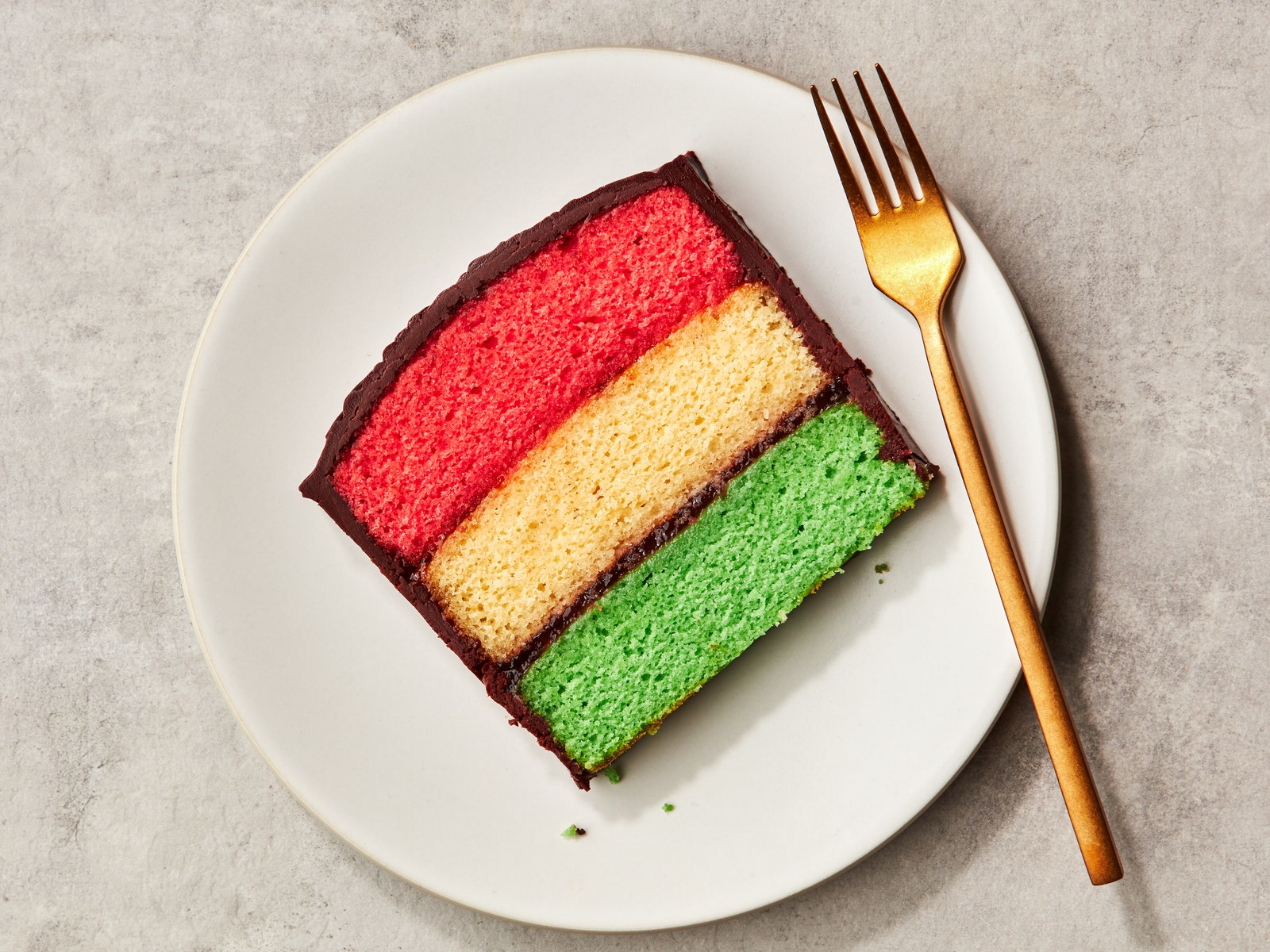 Rainbow Cookie Loaf Cake